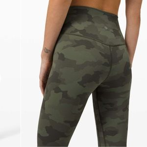 lululemon Align Pant 25" Camo Green